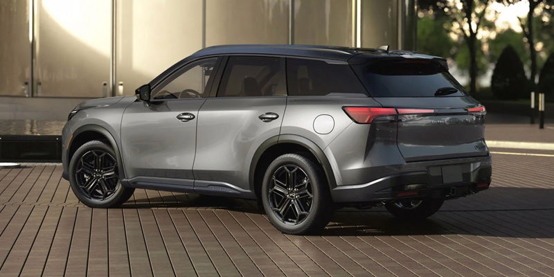 A rearview on a trim level option of the 2026 INFINITI QX60 in Rogers, AR