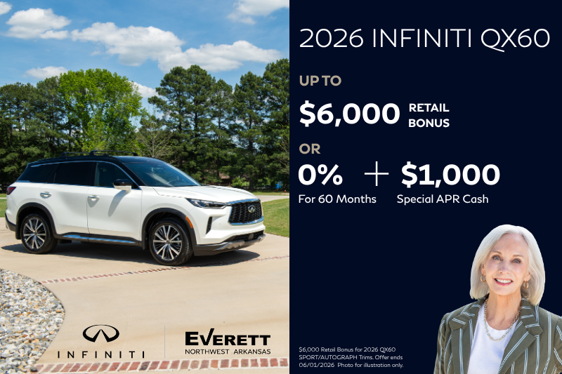 26 QX60 Sport/Autograph Retail Bonus