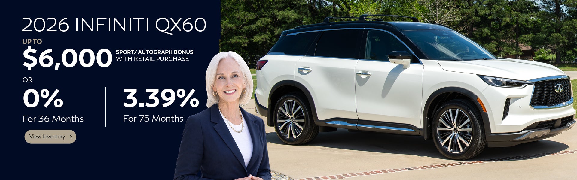 QX60 April Special Offers