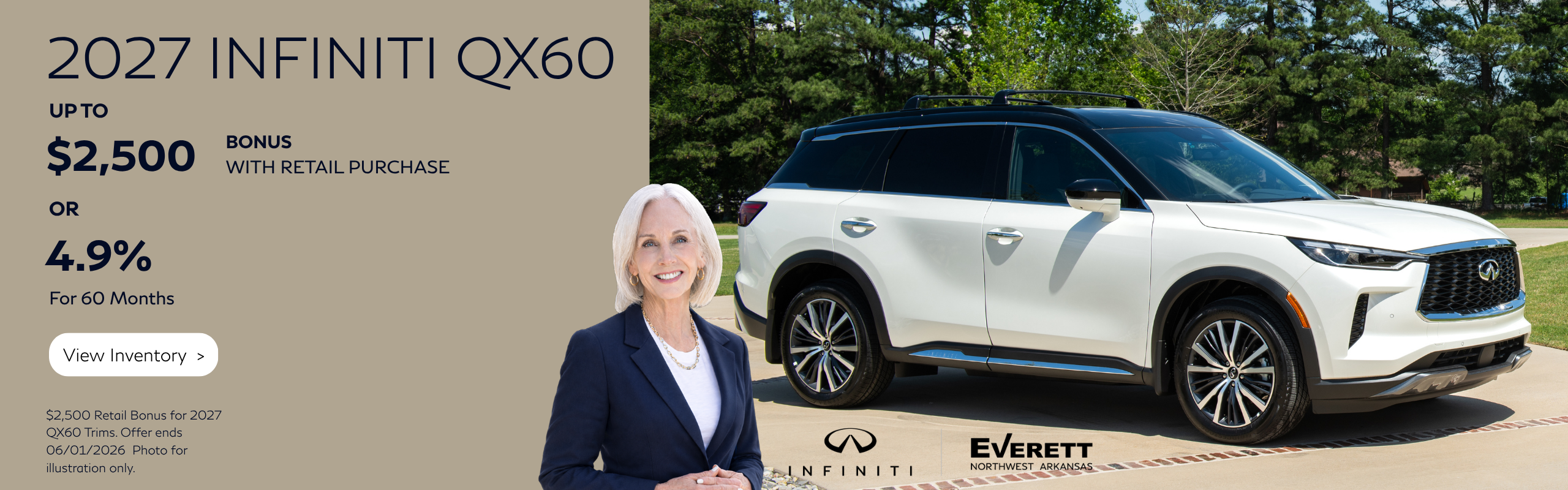 27 QX60 Retail Bonus